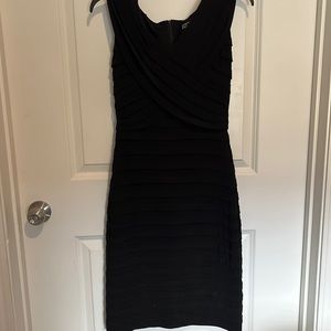 Black cocktail dress